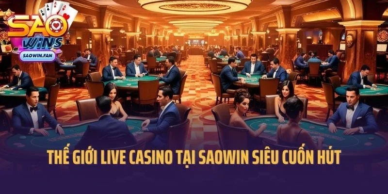Giới thiệu về thế giới live casino tại Saowin siêu cuốn hút
