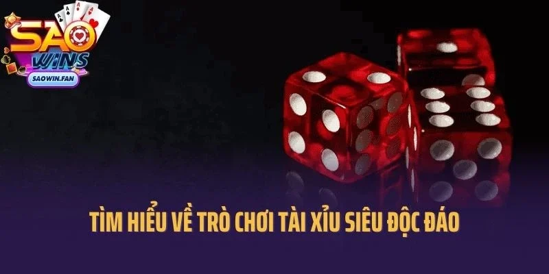 Tìm hiểu về trò chơi tài xỉu siêu độc đáo